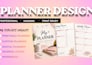 etsy digital planner, seo journal, etsy didgital product hyperlinked planner KDP